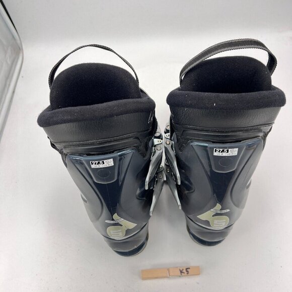 Salomon Performa Auto Fit Men Size 9.5 Grey Gun Metal 4 Buckle Winter Ski Boot - Picture 12 of 14